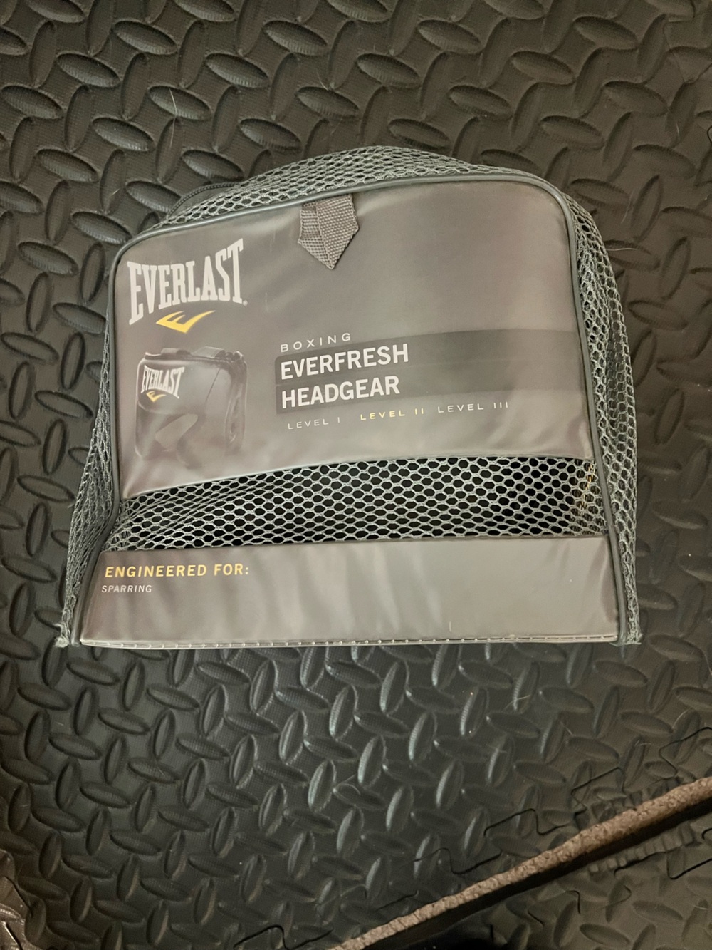 Everlast Gray Men’s Headgear Toiletry / Gear Bag